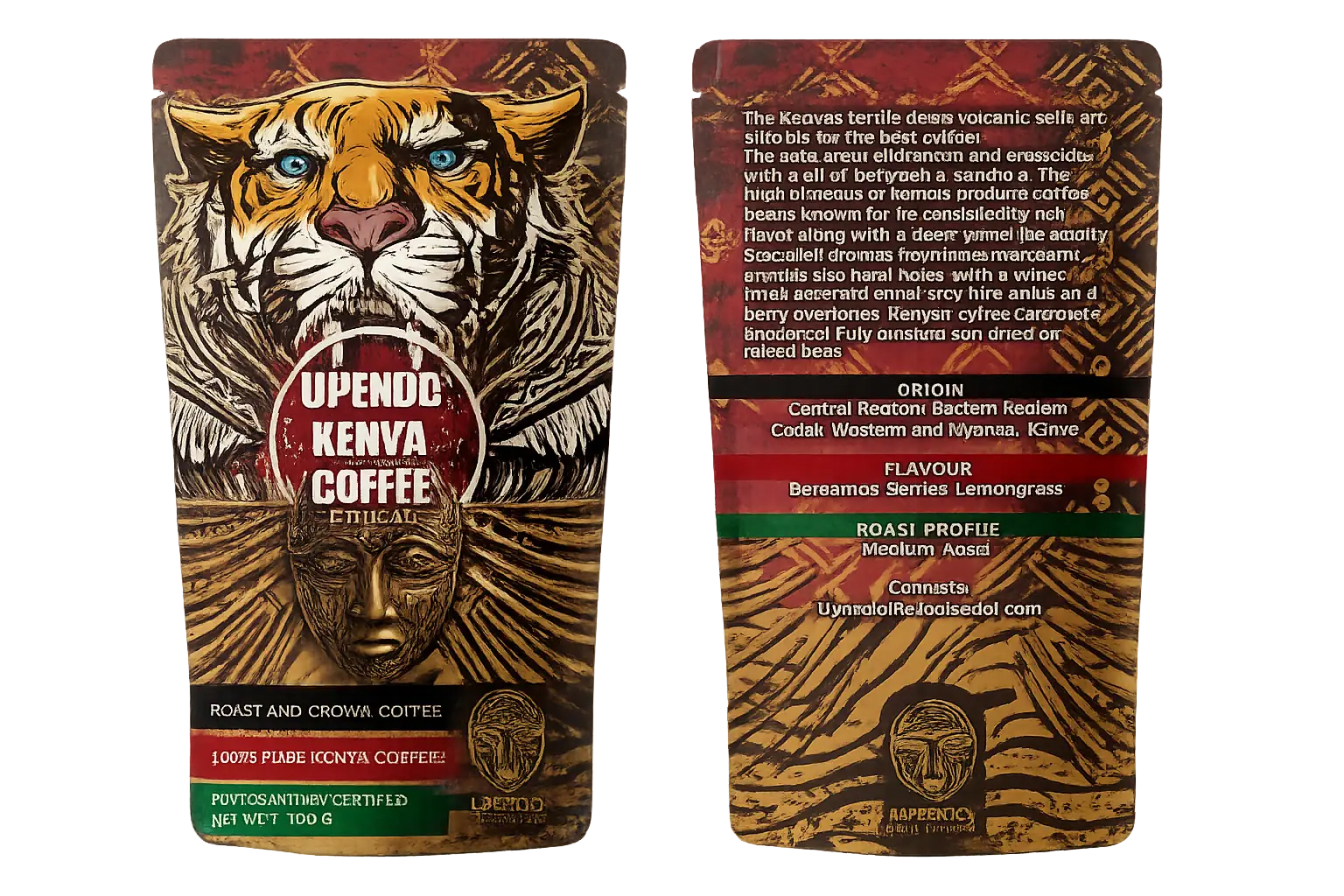 Upendo Tiger - Kenya AA roasted coffee beans