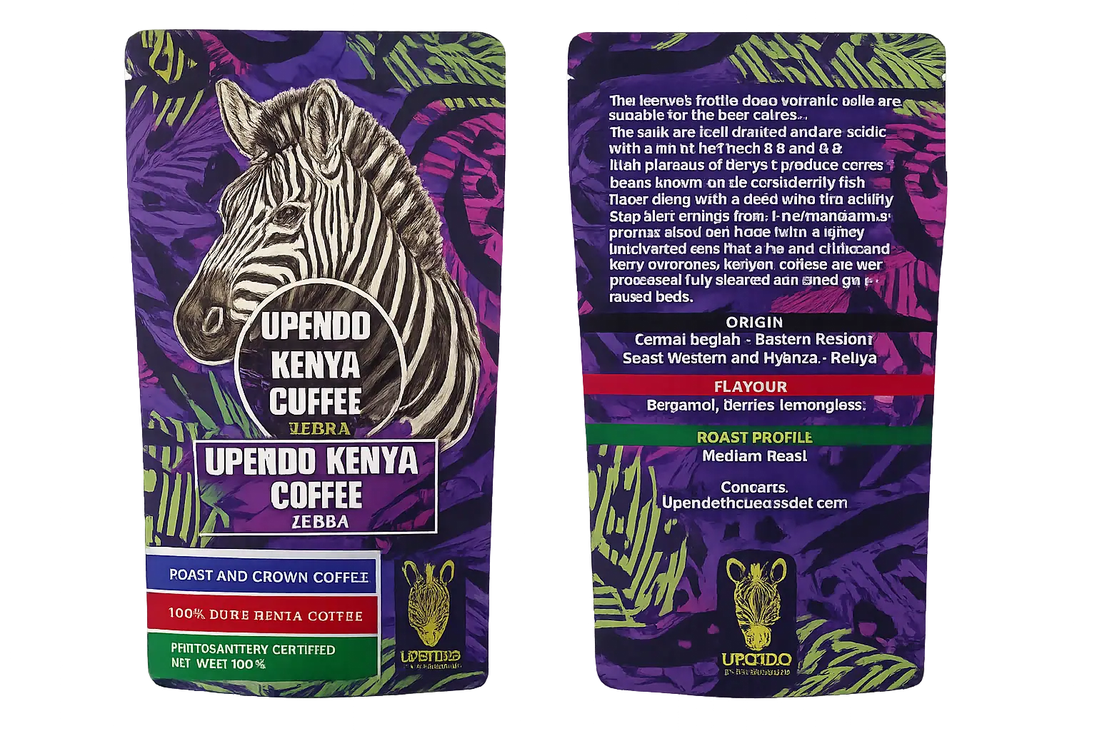 Upendo Zebra - Kenya ground coffee